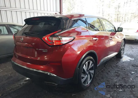 2015 Nissan Murano Platinum из США, поврежденный, VIN 5N1AZ2MH4FN268269